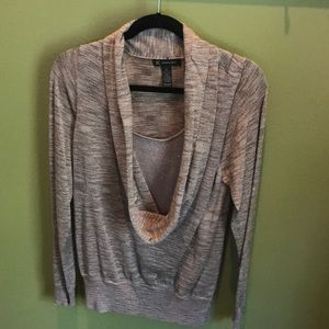Perfect INC cow neck sweater